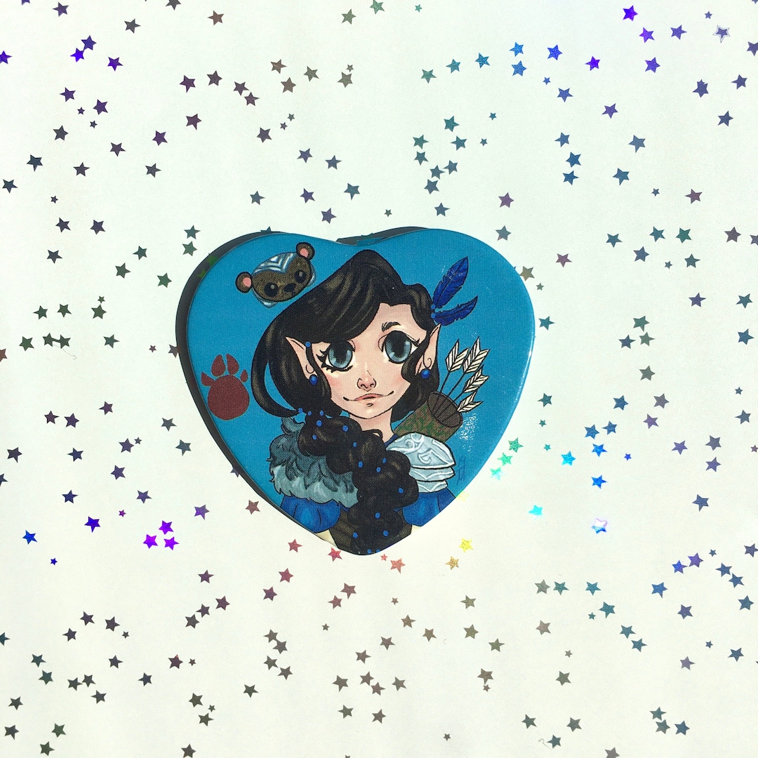 Vex Heart Shaped Button Vex'ahlia Vessar Critical Role - Etsy