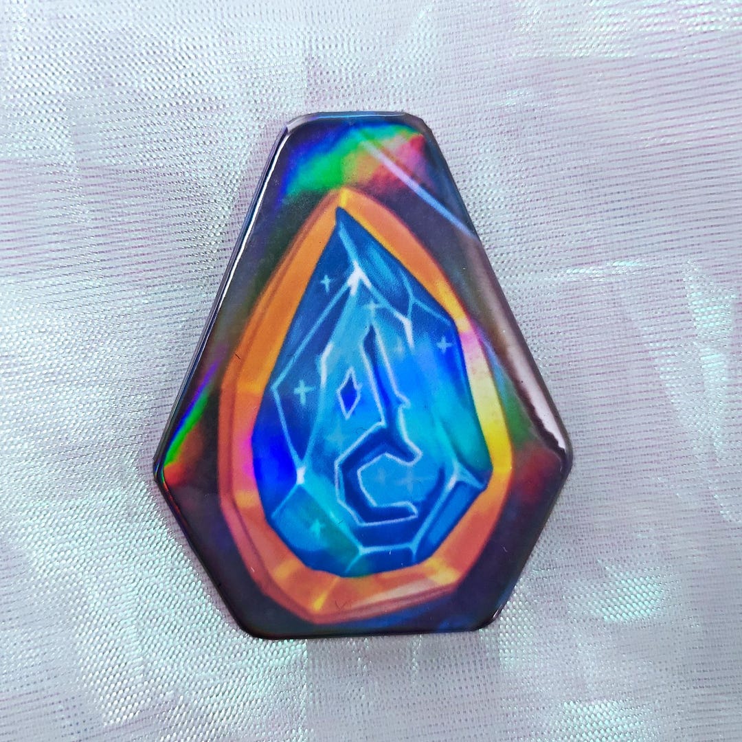 Button Eternal Runes Magic Rune Holographic Pinback Button - Etsy