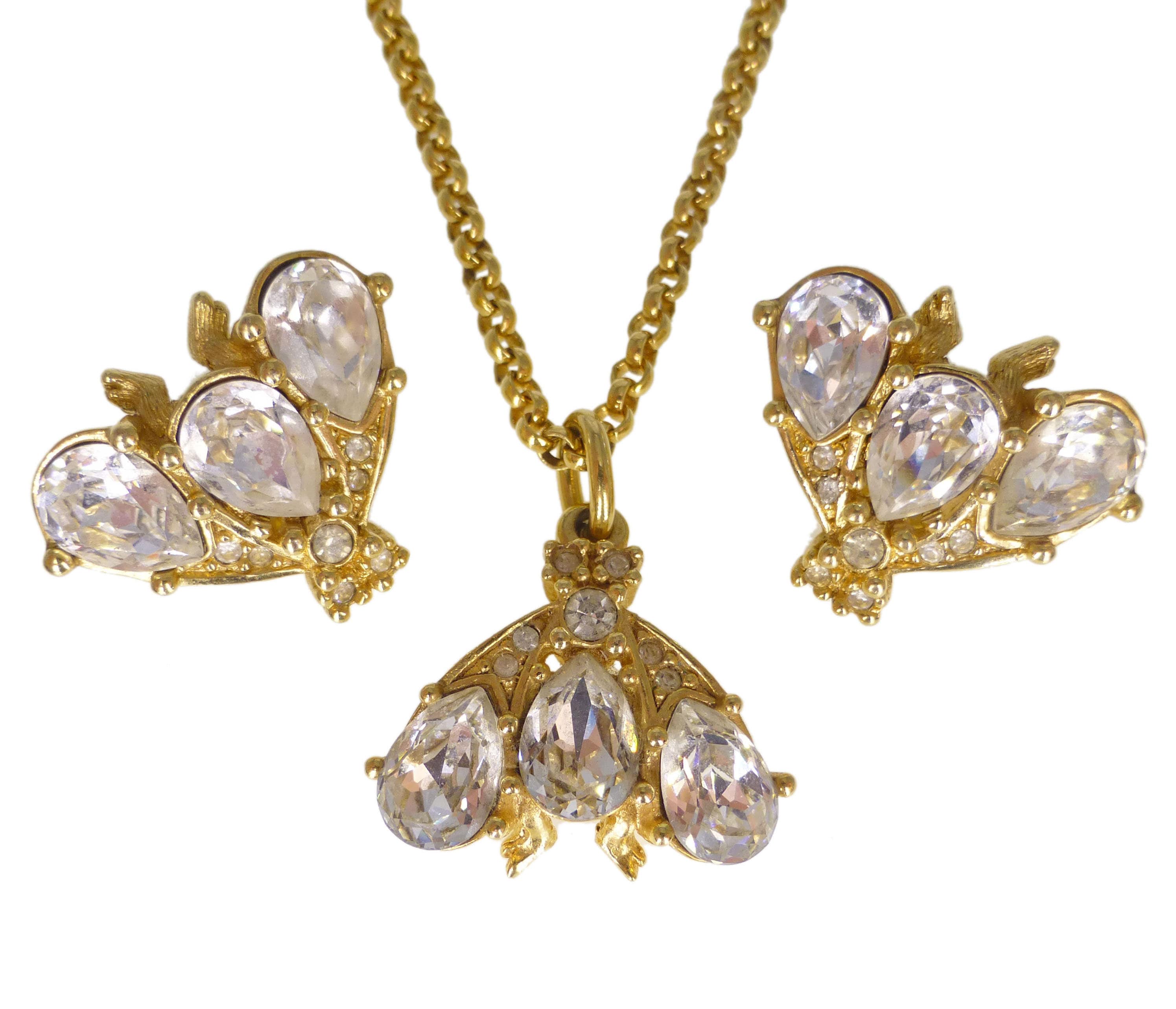 Dior bee necklace discount