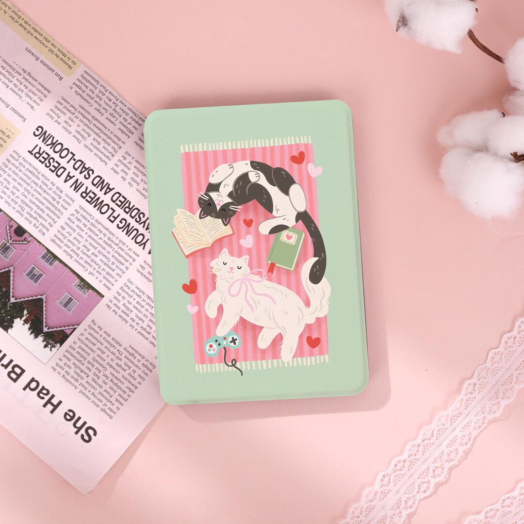 Lovely Cat New E-readers Protect Case With Hand Strap Fits Paperwhite ...