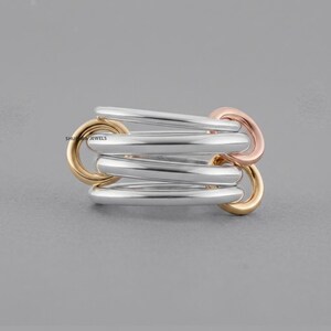Brass Silver 4 set Plain Ring for DIY Jewelry Making Supply Jewelry