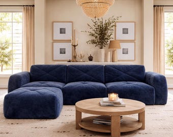 Teddy Cloud Modular Sofa, Boneless Floor Couch, Apartment Living