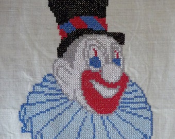 Jane Snead Samplers Vintage Cross Stitch Kit 375 Clown Sampler