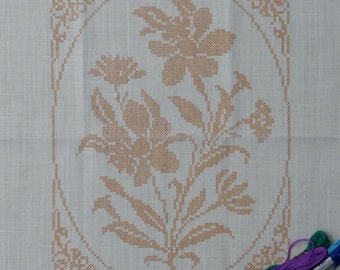 Jane Snead Samplers Vintage Cross Stitch Embroidery Kit 570 Florals Sampler