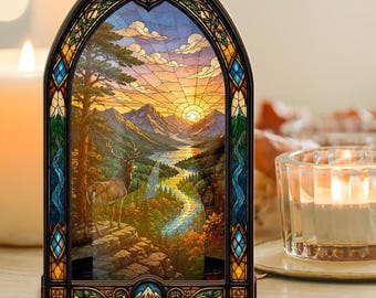 SJM Universe Book Nook, Lámpara insertable para estantería de fantasía inspirada en Sarah J Maas, Decoración literaria del universo de Maas, ACOTAR TOG Crescent City