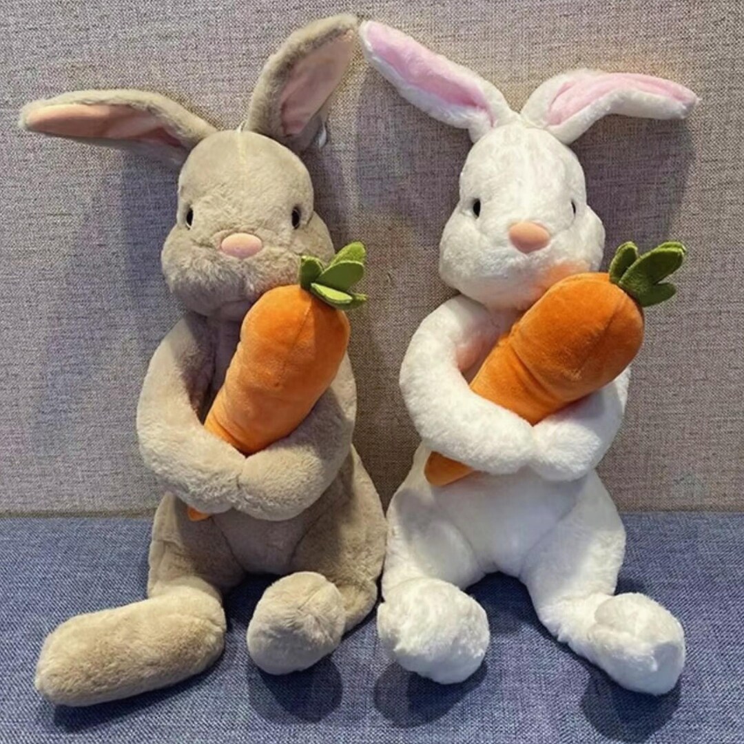 Kawaii Bunny Plush Toy Cute Rabbit Pillow Soft Stuffed Animal Gift for ...