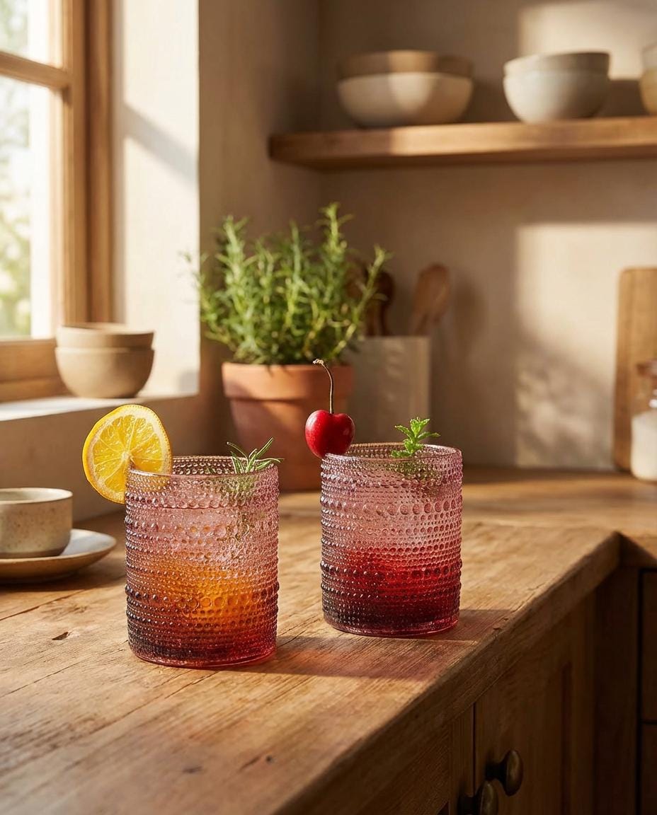 Vintage Drinking Glasses 12 - Etsy