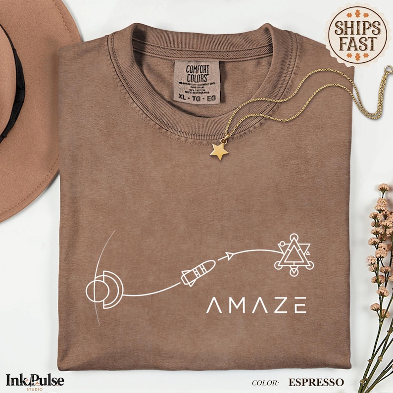Comfort Colors Project Hail Mary Shirt | Minimalist Space Tee | Sci-Fi Tshirt | Science Teacher Gift image 3