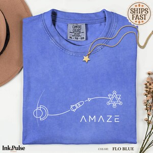 Comfort Colors Project Hail Mary Shirt | Minimalist Space Tee | Sci-Fi Tshirt | Science Teacher Gift image 20