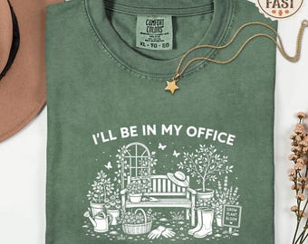 Comfort Colors Garden Lover Shirt | Greenhouse Boho Plant Tee 100% Cotton