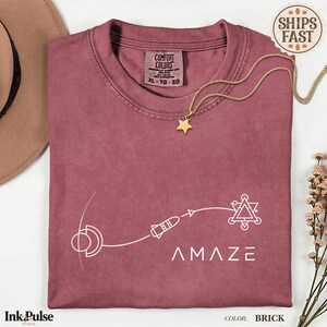 Comfort Colors Project Hail Mary Shirt | Minimalist Space Tee | Sci-Fi Tshirt | Science Teacher Gift image 14
