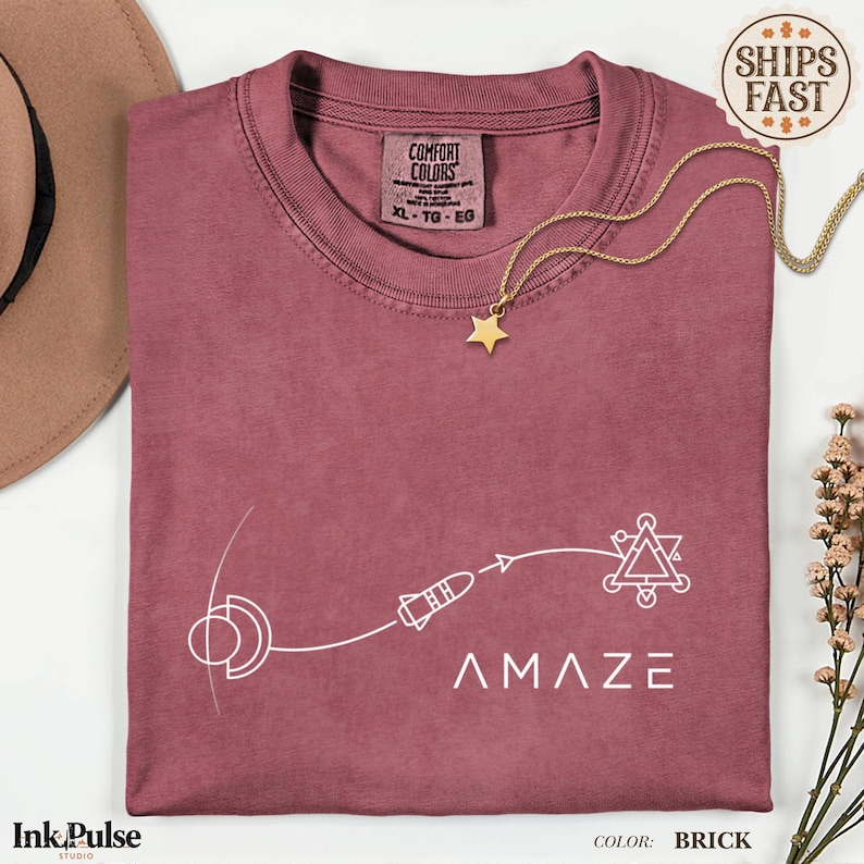 Comfort Colors Project Hail Mary Shirt | Minimalist Space Tee | Sci-Fi Tshirt | Science Teacher Gift image 14