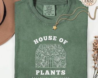 Comfort Colors® House of Plants Gardening Shirt | Plant Mum T-Shirt | Plant Lover Gift Tee | 100% cotton