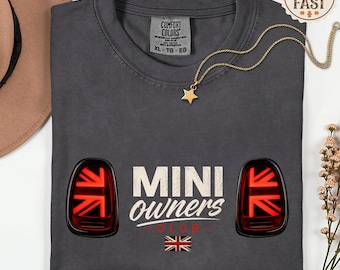 Comfort Colors® MINI Owners Club Shirt | Mini Cooper Tee | Classic Mini Cooper Gift | British Car Shirt