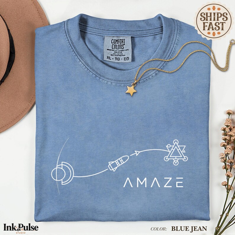 Comfort Colors Project Hail Mary Shirt | Minimalist Space Tee | Sci-Fi Tshirt | Science Teacher Gift image 19
