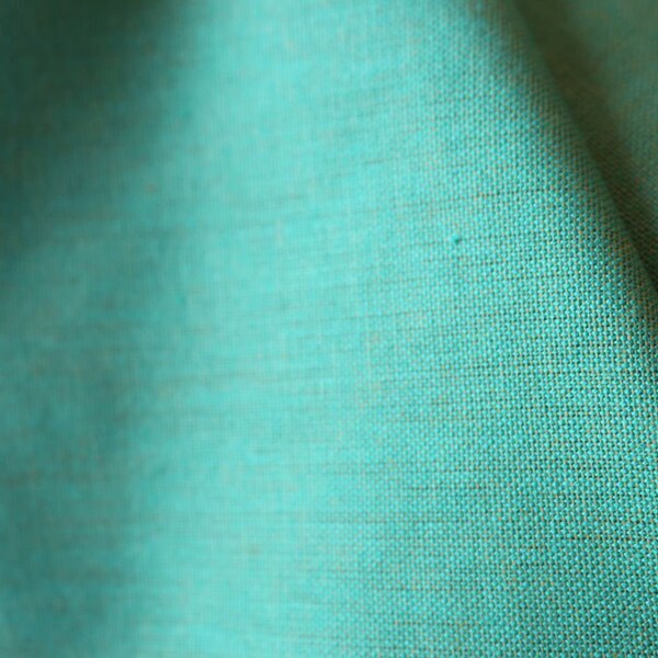 Apron Made to Order Your Size Any One of Three Styles This Fabric- Moda Crossweave Aqua Pond Cotton