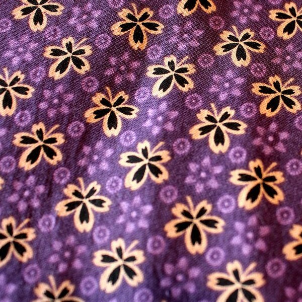 Apron Made to Order Your Size Any Style Three Styles This Fabric- Lavender Background Gold Black Flowers cotton