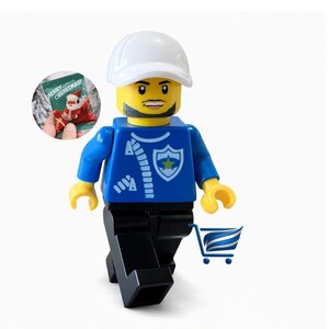 Mini Figure | City Patrol | Security Officer | Urban Guard | Safety Monitor | Site Supervisor | Community Protector | Kids Gift |