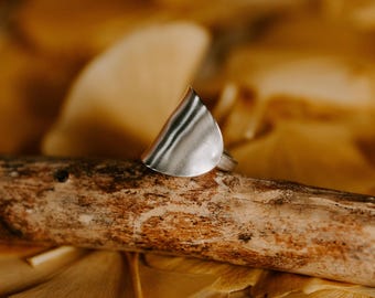 Simple Saddle | Spoon Ring| Size 7 (measures 6.5)