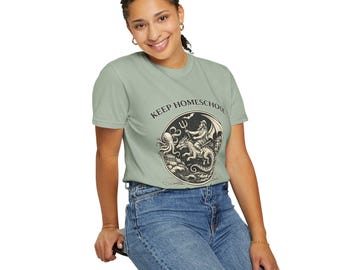 Behalten Sie Homeschool Seltsames T-Shirt | Grundschule Humor | Schultüte Merch