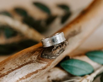 Feather Ring |  Stainless Steel | Spoon Ring  - Size 7