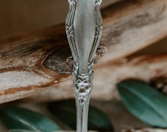 Floral Symmetry Spoon Ring | Custom Size | Made to Order