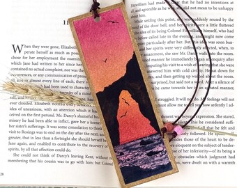 Oregon Coast Sea Arch Watercolor Bookmark – Sunset Landscape Painting (2x6 inches)