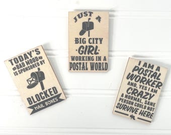 Postal Worker Magnet: Funny USPS Gift