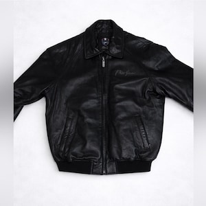 Phat Farm Leather Jacket - Etsy