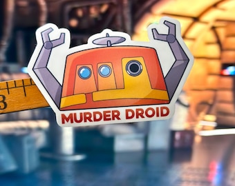 Star Wars Sticker, Chopper sticker, C1-10P Sticker, Ahsoka Sticker, Droid Sticker, Rebels  Sticker, meme sticker