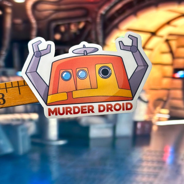 Pegatina de Chopper 'Droide Asesino': Vinilo adhesivo de Star Wars Rebels C1-10P