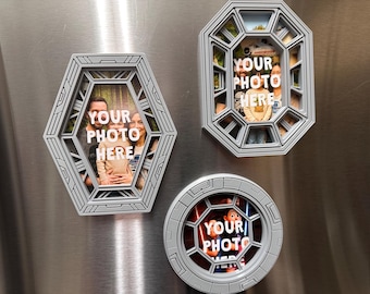 Star Wars Magnetic Fridge Frames: 3D Printed Geeky Photo Decor