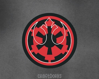 Star Wars Logo Sticker: Matte Vinyl Geek Decor