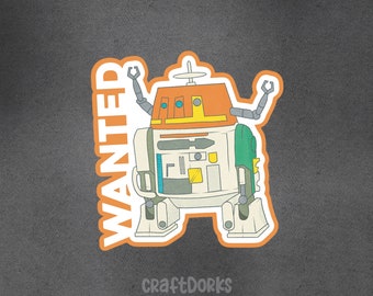 Chopper Droid Sticker: Star Wars Rebels Matte Vinyl Decal