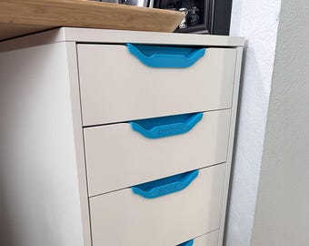 3D-printed IKEA Alex Drawer Handle - Dust Resistant, Customizable, Easy Install