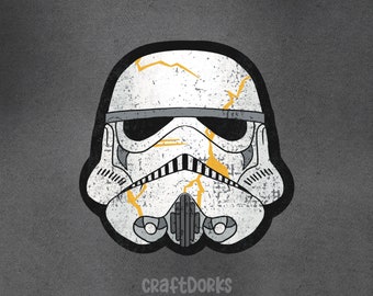 Zombie Stormtrooper Vinyl Sticker: Star Wars Rebels