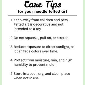 Care tips