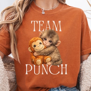 Comfort Colors® Baby Monkey Punch Shirt, Team Punch T-Shirt, Viral Monkey Graphic Tee