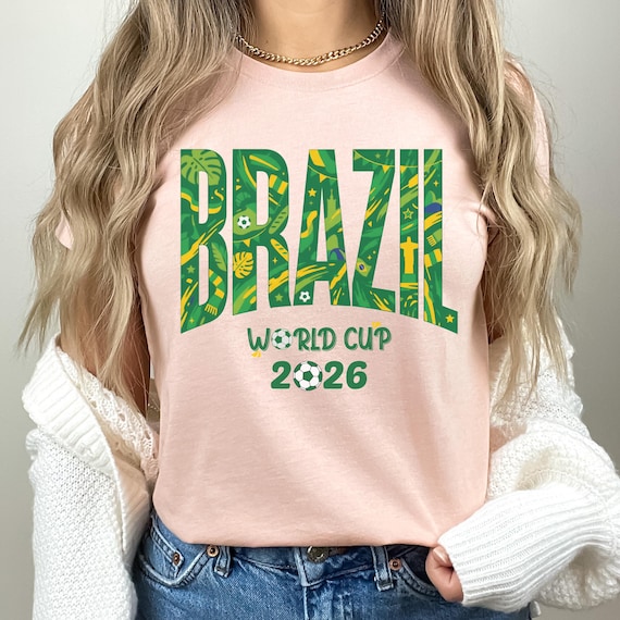 Brazil Soccer Shirt 2026, Brazil Football Fan Tee, World Cup Brazil Shirt, Brazil Team Shirt