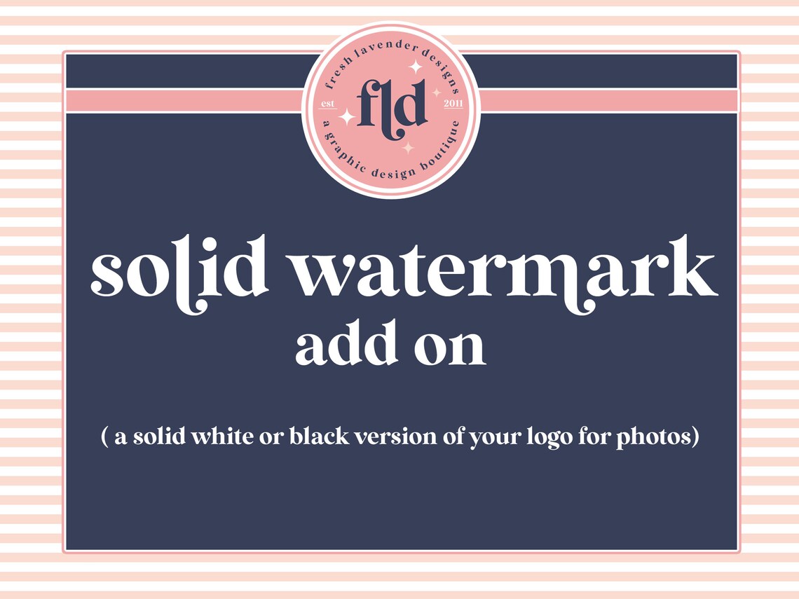 Add on an Additional Solid Watermark | Etsy
