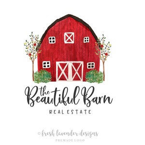 Farmhouse Logo, Cottage Logo, Custom Logo,Premade Logo Design, Custom Logo Design, Shabby Chic Logo, Logo for Photographers, Affordable Logo