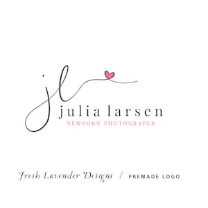Design del logo personalizzato / Logo con cuore / Filigrana personalizzata / Logo fotografico / Logo con cuore / Designer del logo / Filigrana fotografica