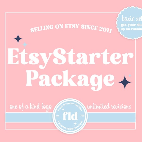 Conjunto personalizado de tienda Etsy: Banner, avatar y diseño gráfico