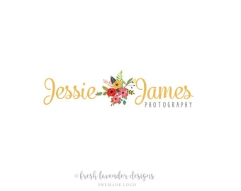 Autumn Logo, Custom Logo, Premade Logo, Logo Design, Photography Logo, Hand Drawn Logo, Floral Logo, Affordable Branding, Watermark