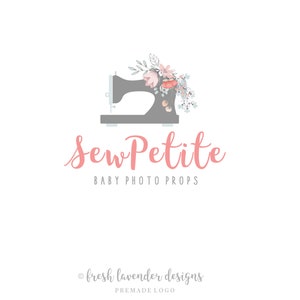 Sewing Logo, Custom Logo, Logo Designer, Premade Logo, Sewing Machine Logo, Logo for Sewers, Affordable Logo, Branding, Logo Design