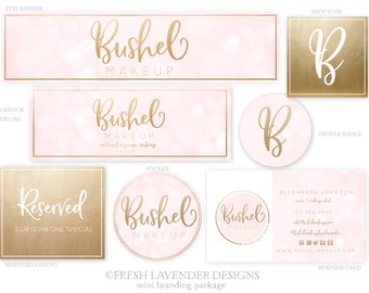 Make Up Logo,Custom Logo, Gold Logo, Premade Logo, Logo Design, Classic Logo, Wedding Logo, Photography Logo, Branding,Branding Package