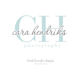 Premade Logo, Monogram Logo, Initial Logo, Custom Logo, Logo Design, Wedding Logo, Photography Logo, Logo Branding, Text Only Logo,Watermark
