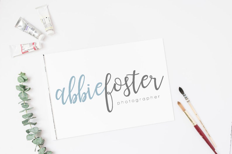 Name Only Logo, Text Logo, Custom Logo, Custom Logo Design, Logo Designer, Premade Logo, Photography Logo, Wedding Logo, Watermark, Classic image 5