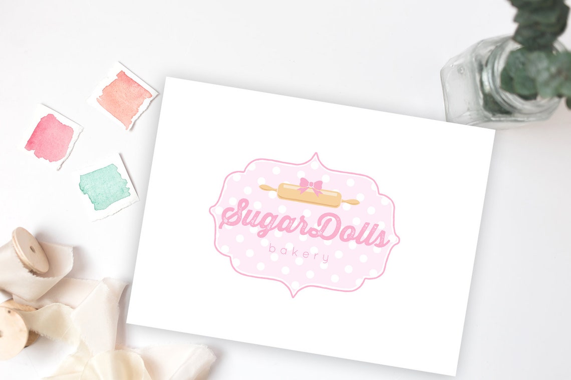 Baking Logo, Bakery Logo, Custom Logo, Custom Logo Design, Premade Logo ...