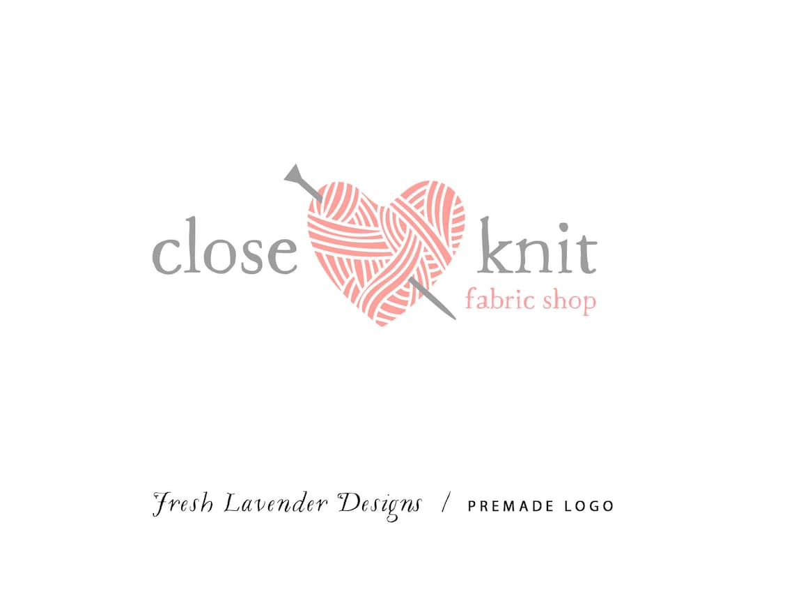 Crochet Logo / Knit Logo / Custom Logo / Premade Logo / Hand Etsy